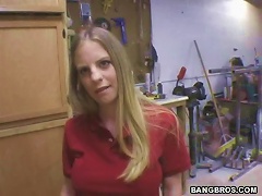 Sex Home Repair With A Busty Blond  With A Sweet