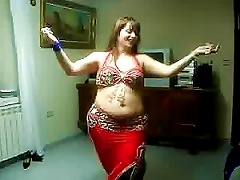 Arab Milf  Dancing In A Homemade Video Amateur Porno Video